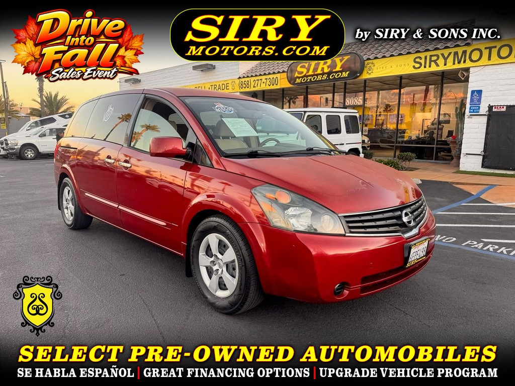 2008 NISSAN QUEST for sale in CHULA VISTA