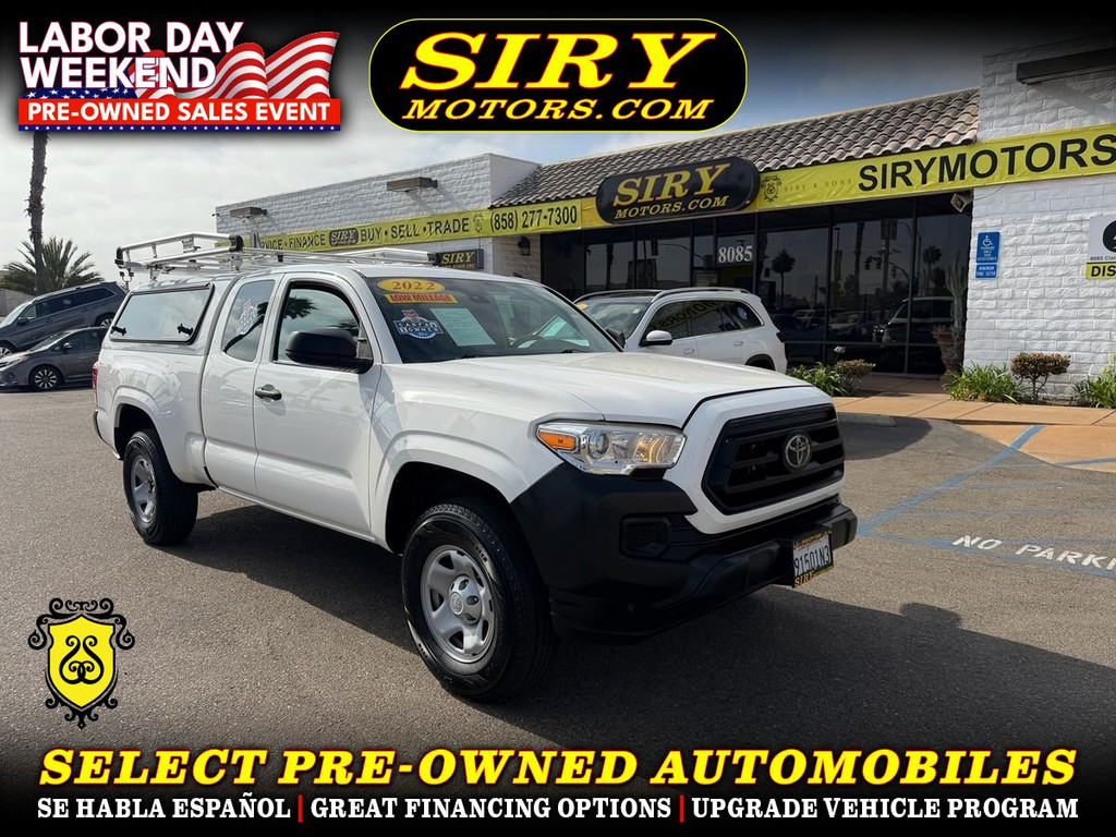 2022 TOYOTA TACOMA ACCESS CAB for sale in SAN DIEGO