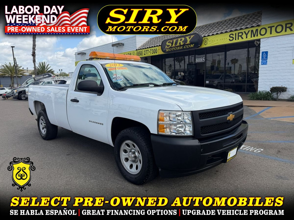 2013 CHEVROLET SILVERADO 1500 REGULAR CAB for sale in CHULA VISTA