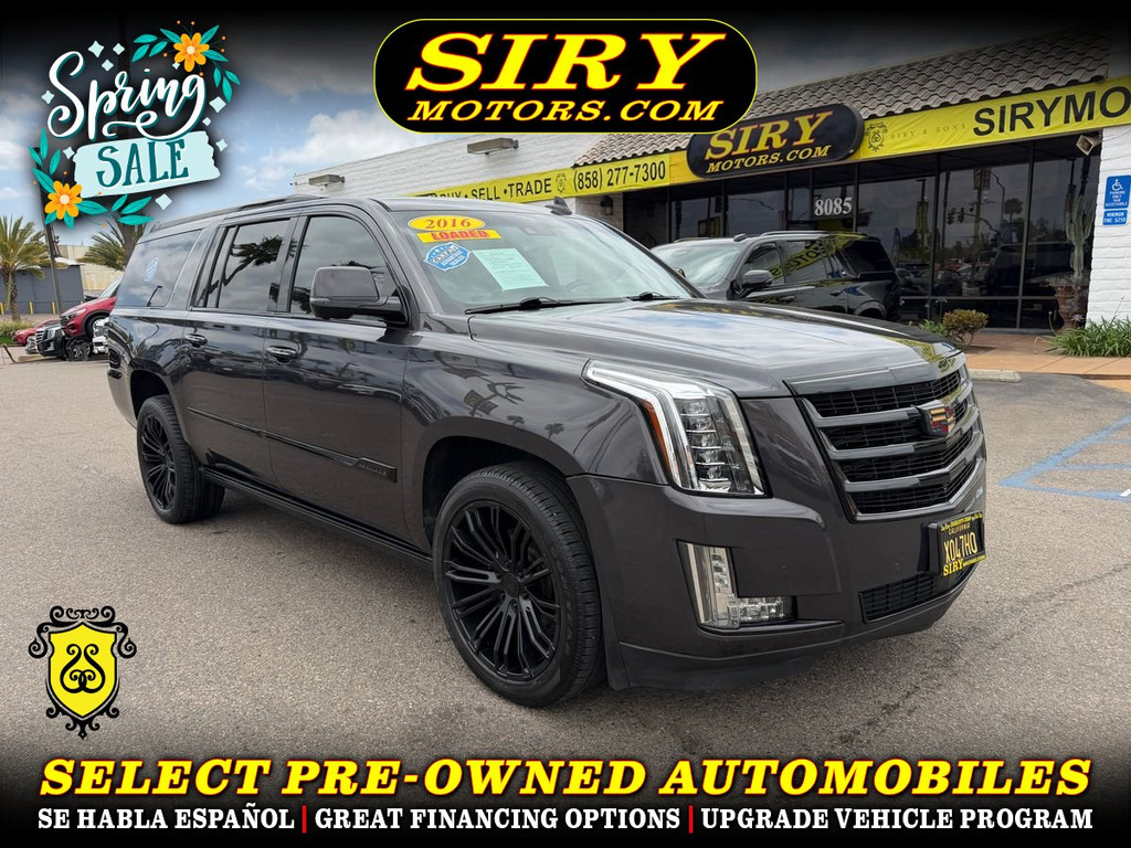 2016 CADILLAC ESCALADE ESV for sale in SAN DIEGO