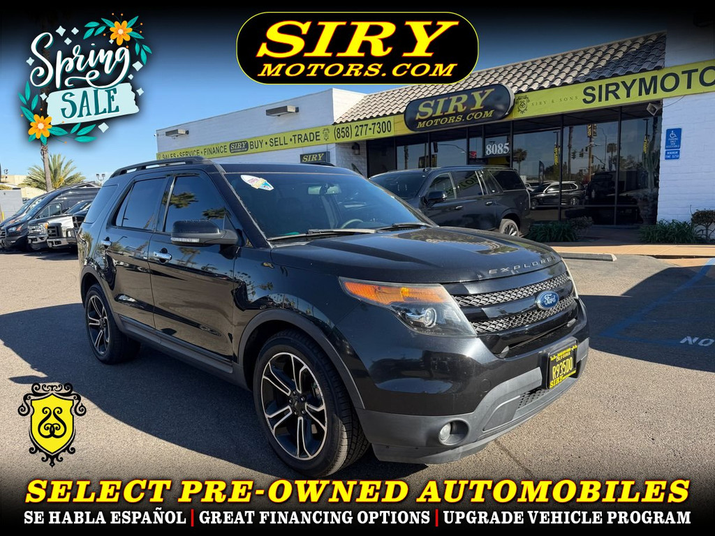 2013 FORD EXPLORER for sale in SAN DIEGO