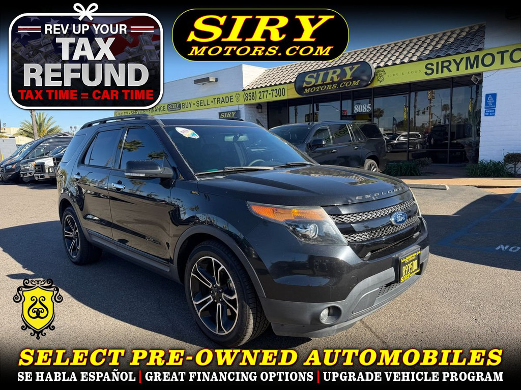 2013 FORD EXPLORER for sale in SAN DIEGO