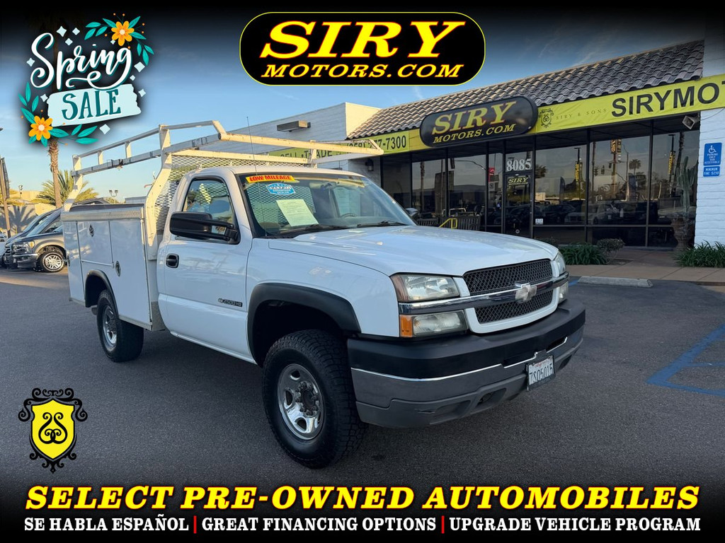 2004 CHEVROLET SILVERADO 2500 HD REGULAR CAB for sale in CHULA VISTA