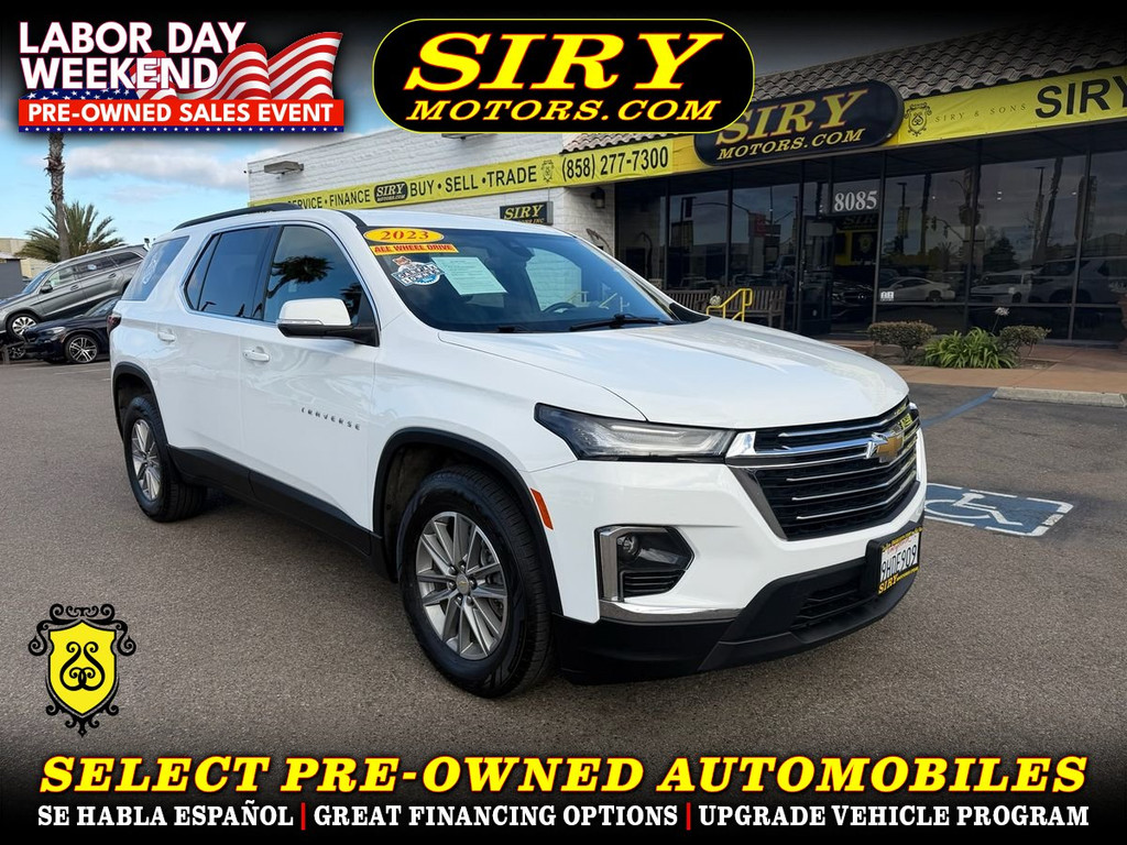 2023 CHEVROLET TRAVERSE for sale in SAN DIEGO
