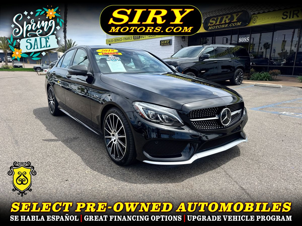 2018 MERCEDES-BENZ MERCEDES-AMG C-CLASS for sale in SAN DIEGO