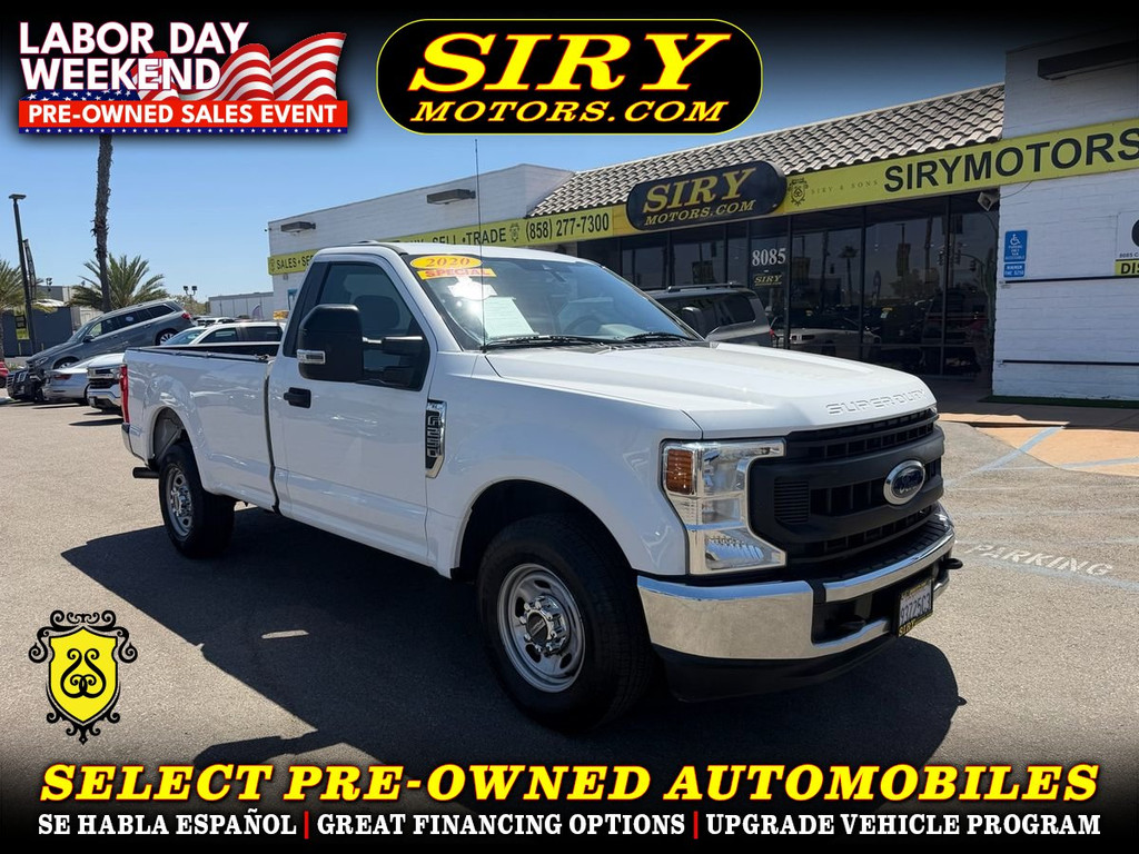 2020 FORD F250 SUPER DUTY REGULAR CAB for sale in CHULA VISTA