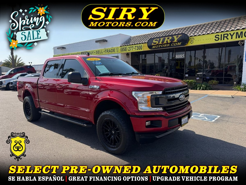 2020 FORD F150 SUPERCREW CAB for sale in SAN DIEGO