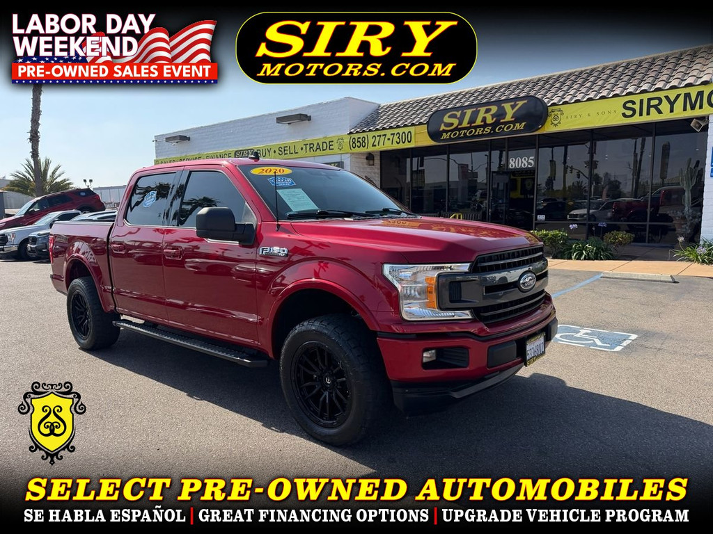 2020 FORD F150 SUPERCREW CAB for sale in SAN DIEGO
