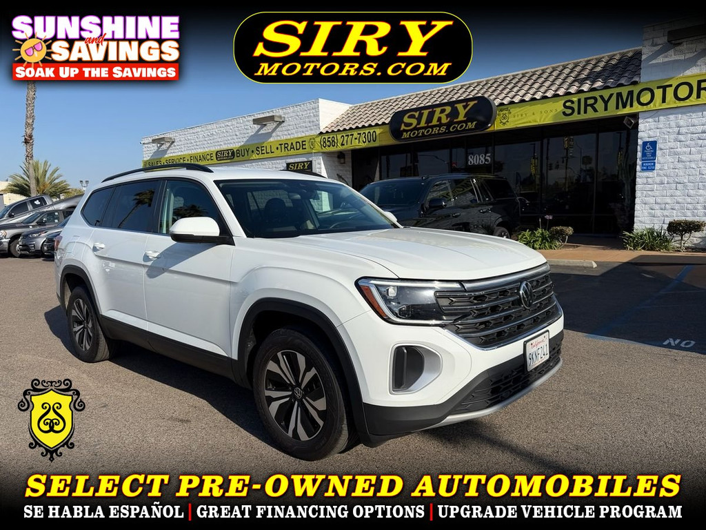 2024 VOLKSWAGEN ATLAS for sale in SAN DIEGO