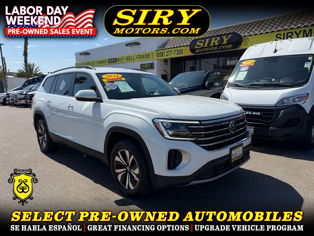 2024 VOLKSWAGEN ATLAS for sale in CHULA VISTA