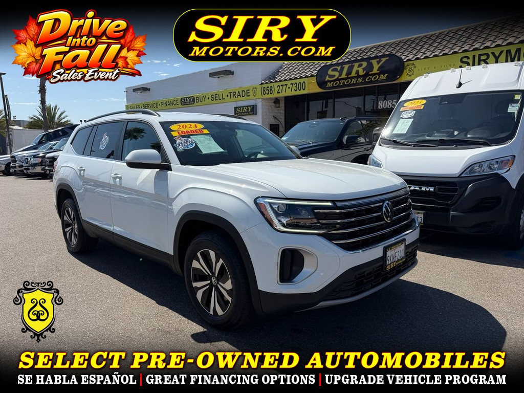 2024 VOLKSWAGEN ATLAS for sale in CHULA VISTA