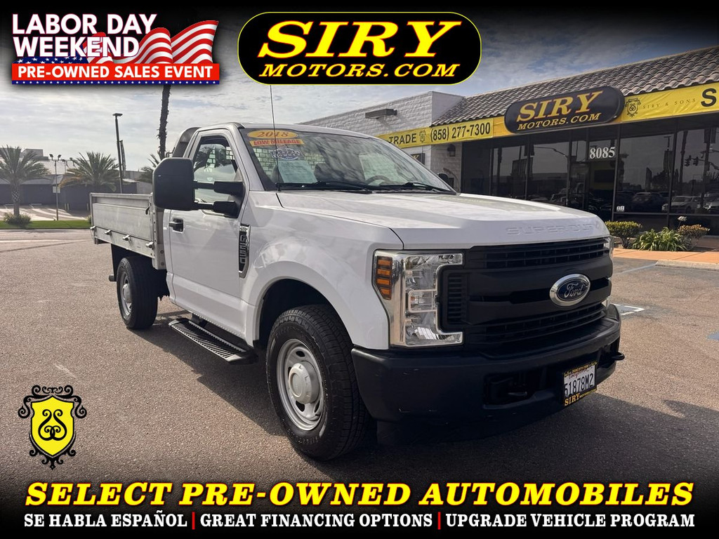 2018 FORD F250 SUPER DUTY REGULAR CAB for sale in SAN DIEGO