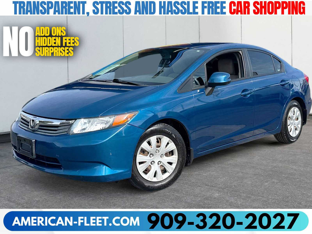 2012 HONDA CIVIC for sale in FONTANA