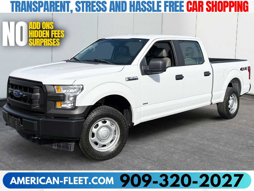 2017 FORD F150 SUPERCREW CAB for sale in FONTANA