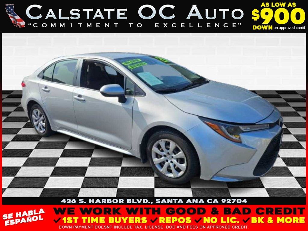 2020 TOYOTA COROLLA for sale in SANTA ANA