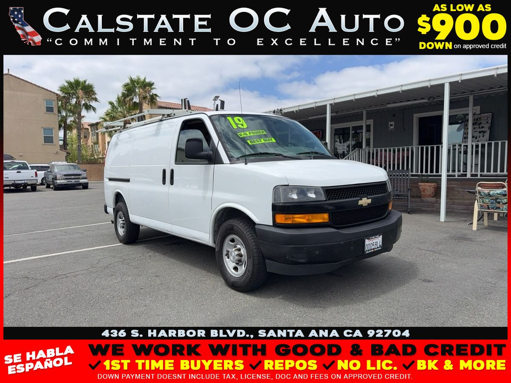 2019 CHEVROLET EXPRESS 2500 CARGO for sale in SANTA ANA