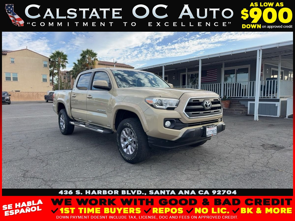 2016 TOYOTA TACOMA DOUBLE CAB for sale in SANTA ANA