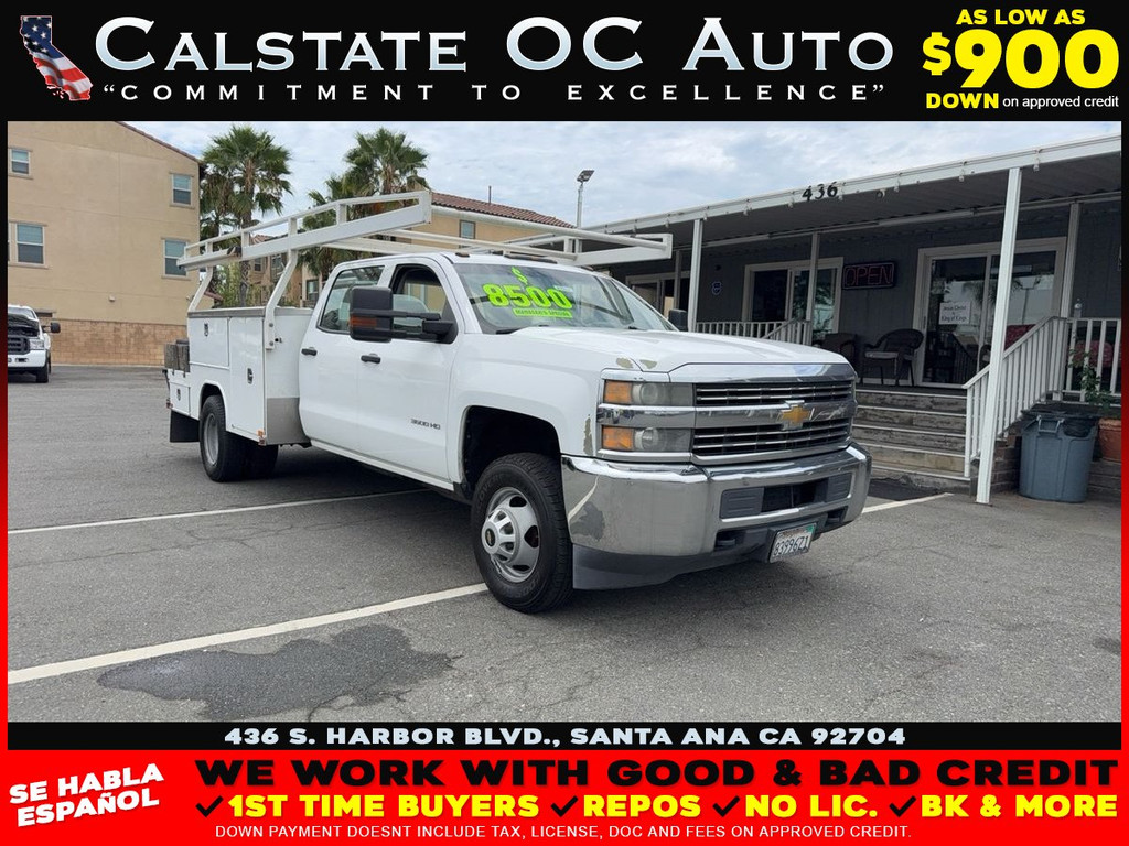 2015 CHEVROLET SILVERADO 3500 HD CREW CAB & CHASSIS for sale in SANTA ANA