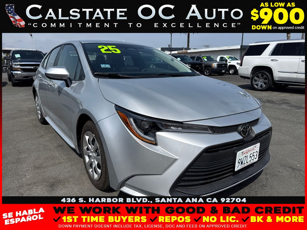 2025 TOYOTA COROLLA for sale in SANTA ANA