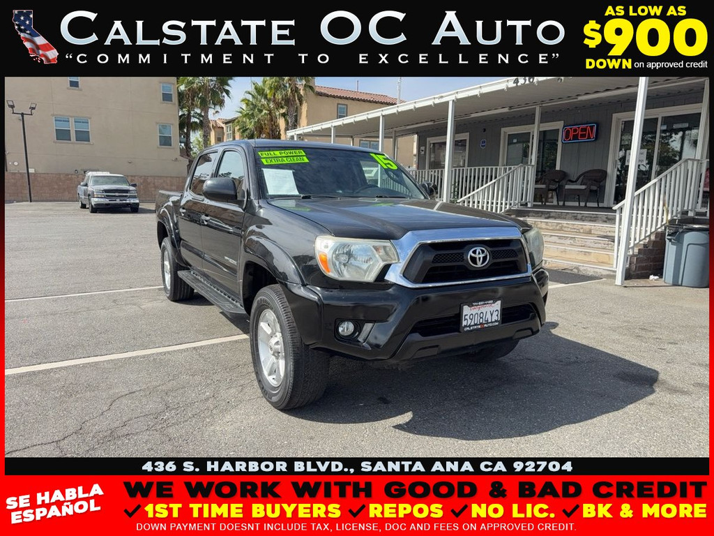 2015 TOYOTA TACOMA DOUBLE CAB for sale in SANTA ANA