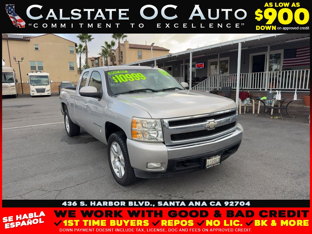 2008 CHEVROLET SILVERADO 1500 EXTENDED CAB for sale in SANTA ANA