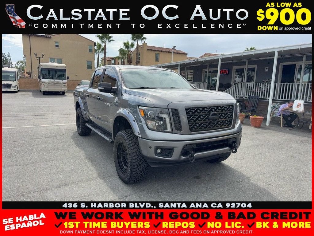 2018 NISSAN TITAN CREW CAB for sale in SANTA ANA