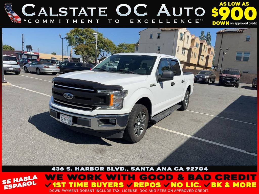 2018 FORD F150 SUPERCREW CAB for sale in SANTA ANA