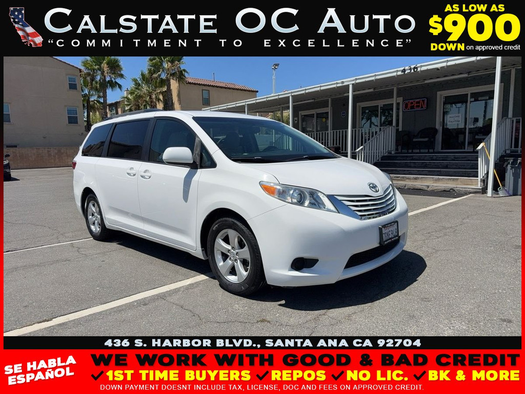 2015 TOYOTA SIENNA for sale in SANTA ANA