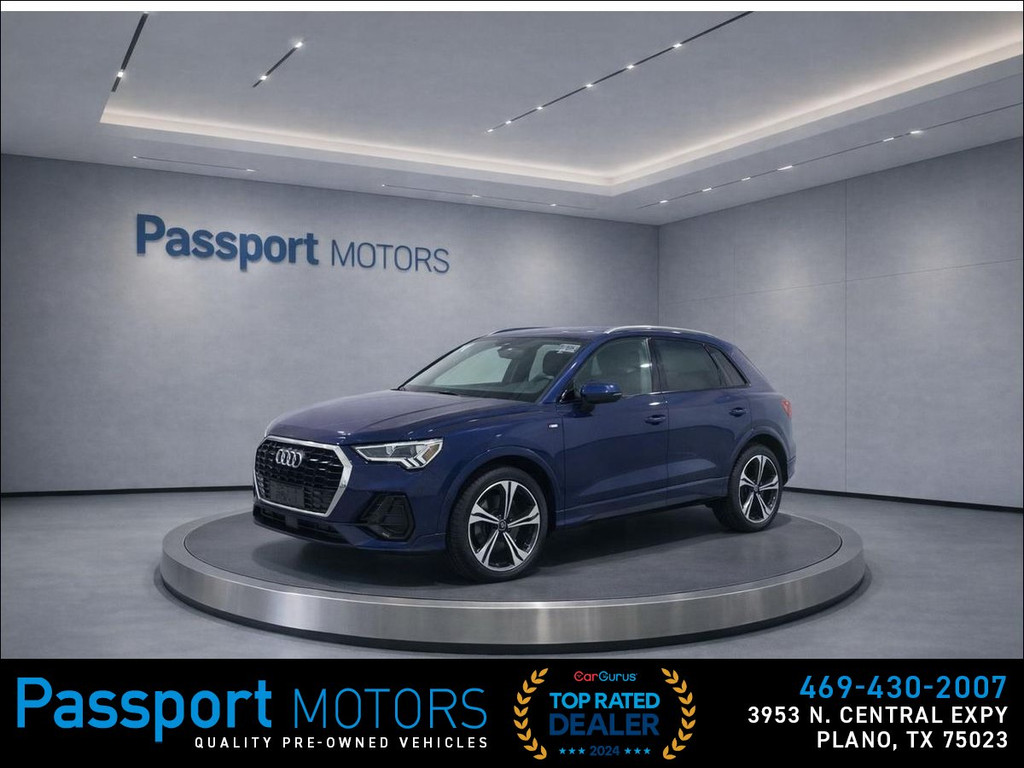 2024 AUDI Q3/BLACK OPTIC PKG/PREMIUM PLUS/20" WHEELS for sale in PLANO