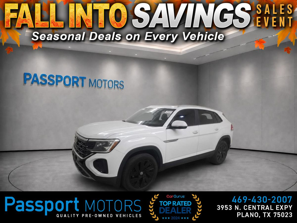 2024 VOLKSWAGEN ATLAS CROSS SPORT SE 4MOTION/20"BLCK WHEELS/PANO ROOF for sale in PLANO