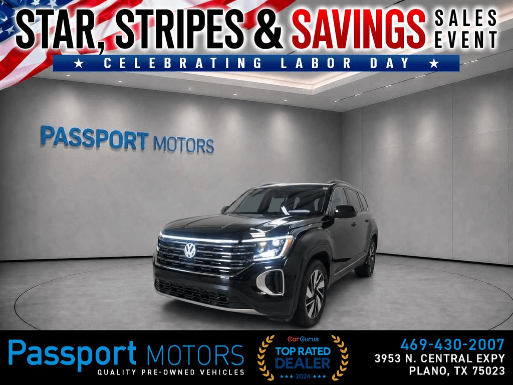 2024 VOLKSWAGEN ATLAS/20"WHEESL/REAR CAPTAIN CHAIRS/SEL 4 MOTION for sale in PLANO