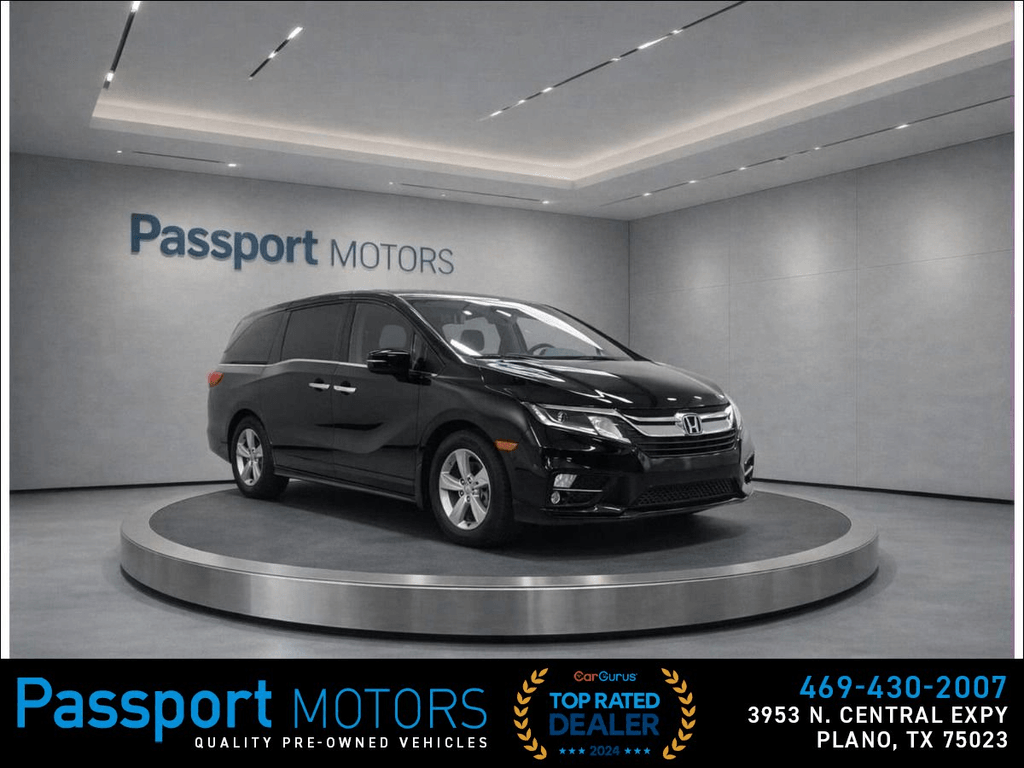 2019 HONDA ODYSSEY/EX-L/SUNROOF/BROWN INTERIOR for sale in PLANO