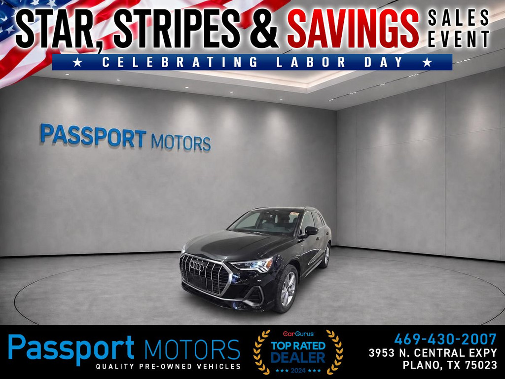 2023 AUDI Q3/TECH PKG/PREMIUM PLUS/19" WHEELS for sale in PLANO