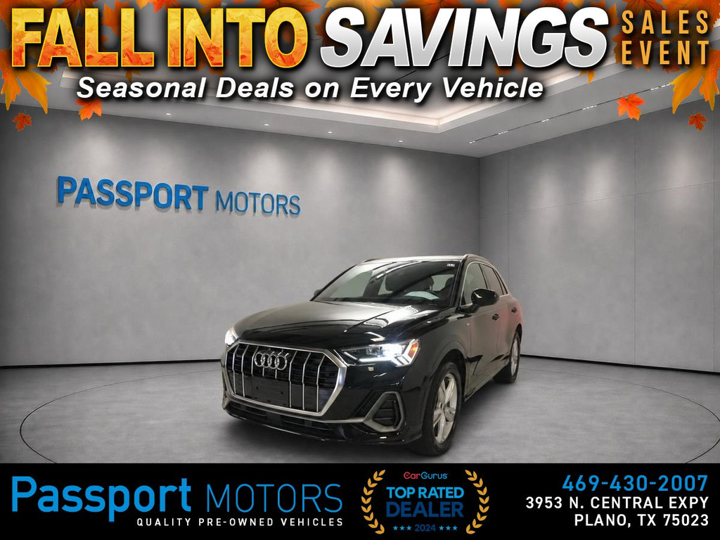 2023 AUDI Q3/TECH PKG/PREMIUM PLUS/19" WHEELS for sale in PLANO