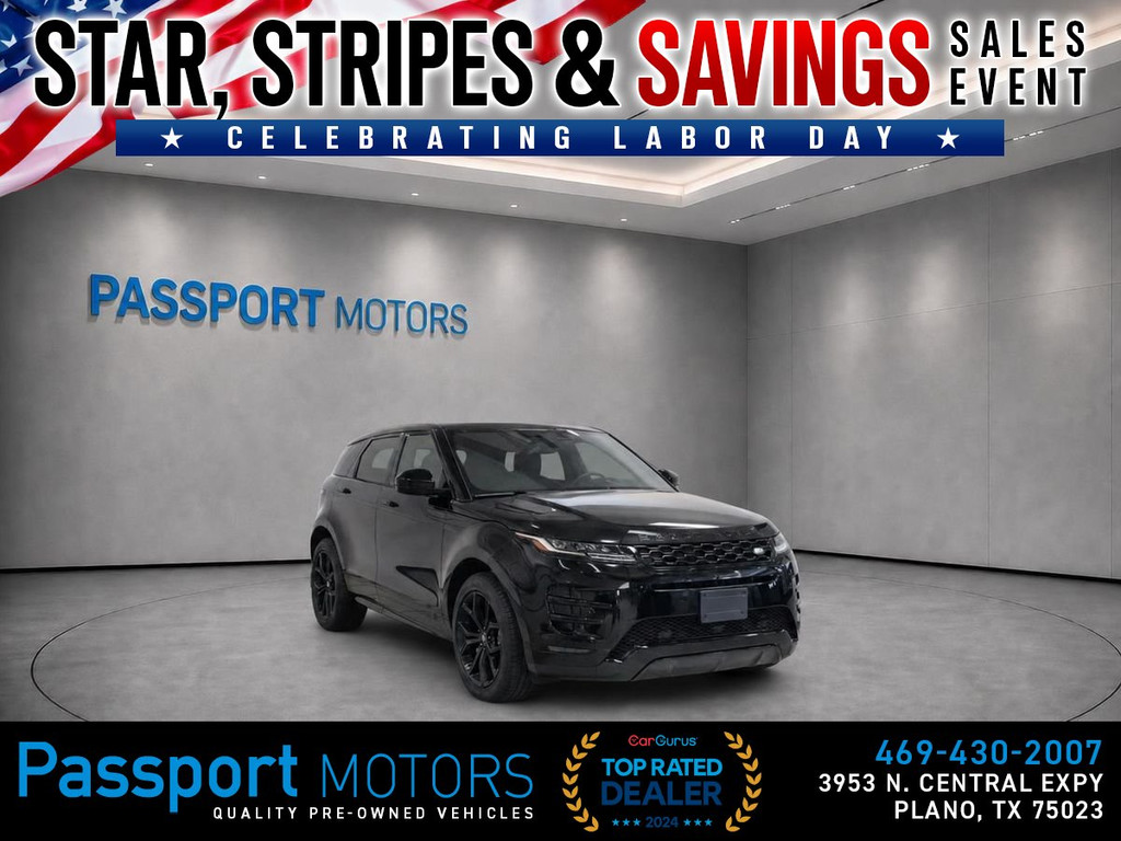 2023 LAND ROVER RANGE ROVER EVOQUE/RDYNAMIC/UPGRADED BLACK WHEELS for sale in PLANO