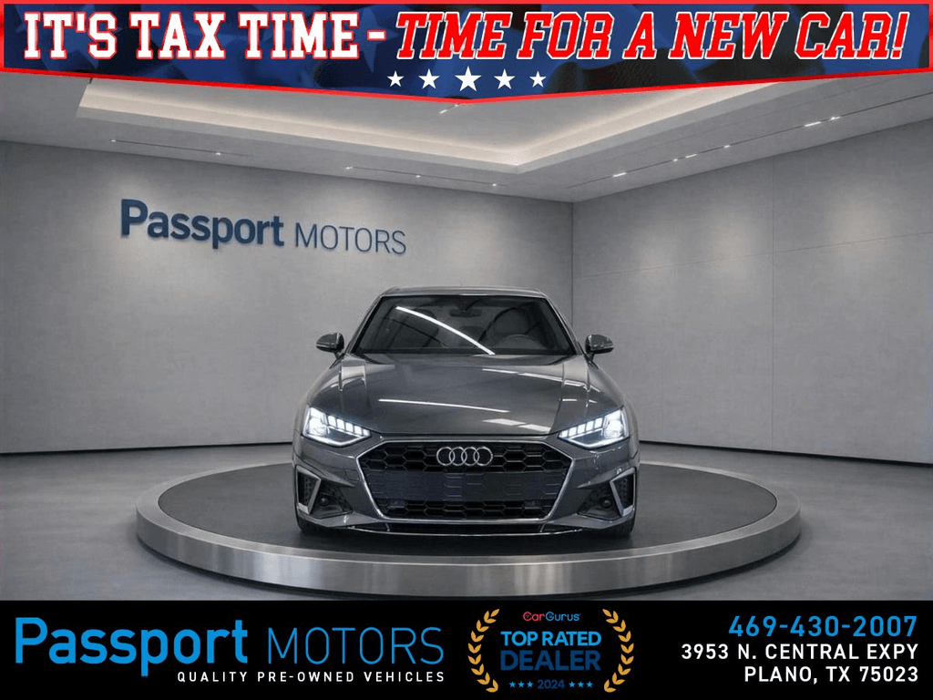 2022 AUDI A4/SPORT LINE/PREMIUM PLUS/TINT WINDOW for sale in PLANO