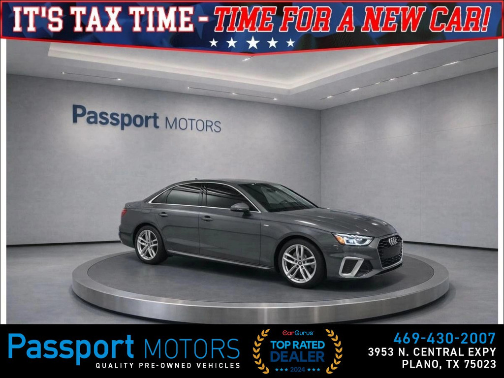 2022 AUDI A4/SPORT LINE/PREMIUM PLUS/TINT WINDOW for sale in PLANO
