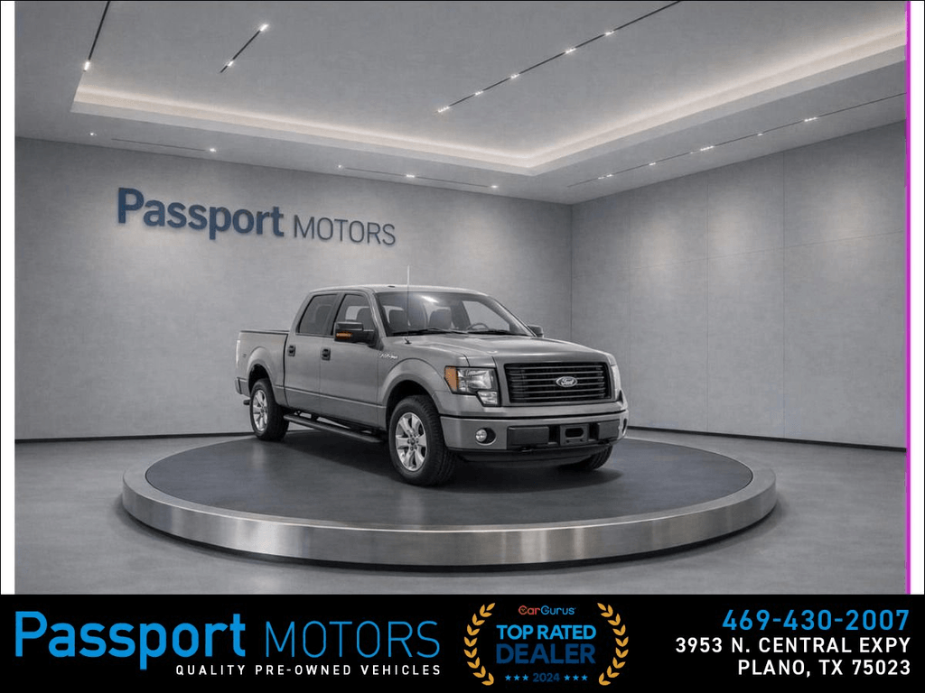 2011 FORD F150 SUPERCREW CAB for sale in PLANO
