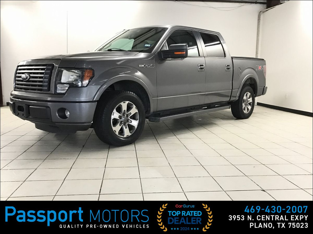 2011 FORD F150 SUPERCREW CAB for sale in PLANO