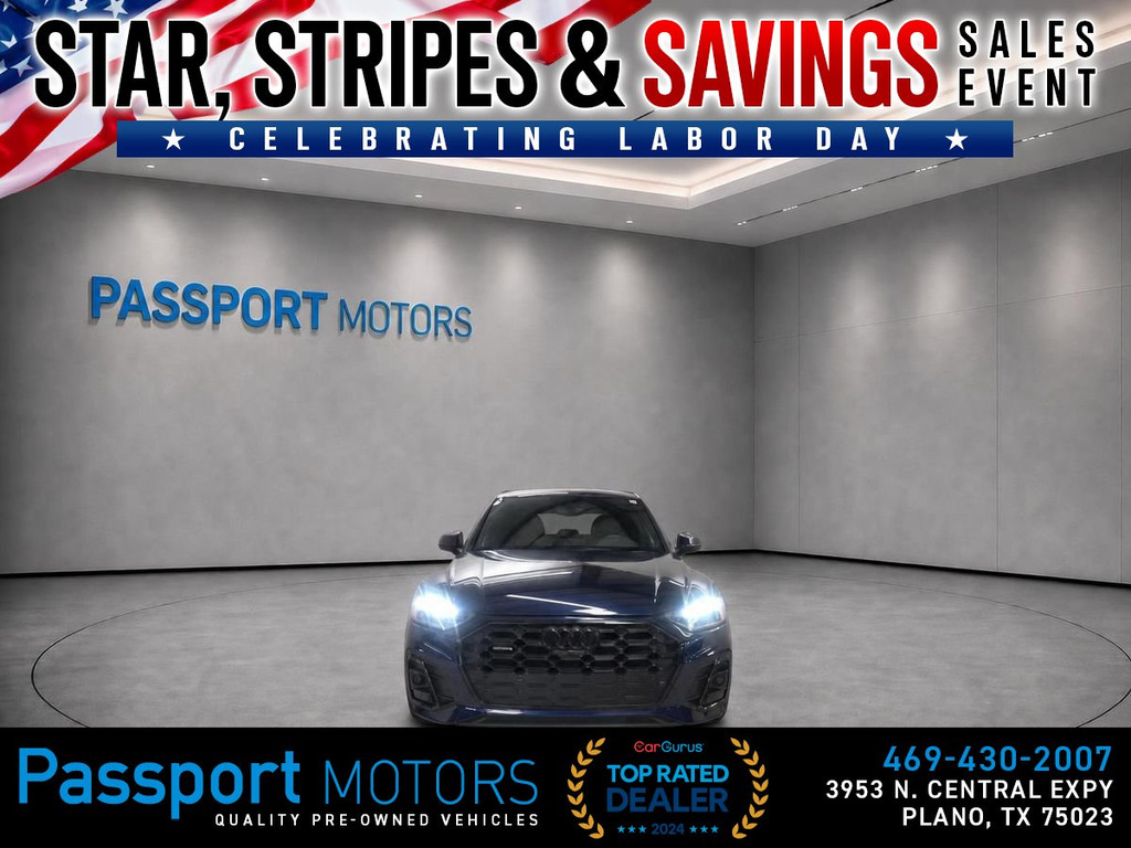 2023 AUDI Q5/BLACK OPTIC PKG/PREMIUM PLUS PKG/20" WHEELS/VENTILATED SEATS for sale in PLANO