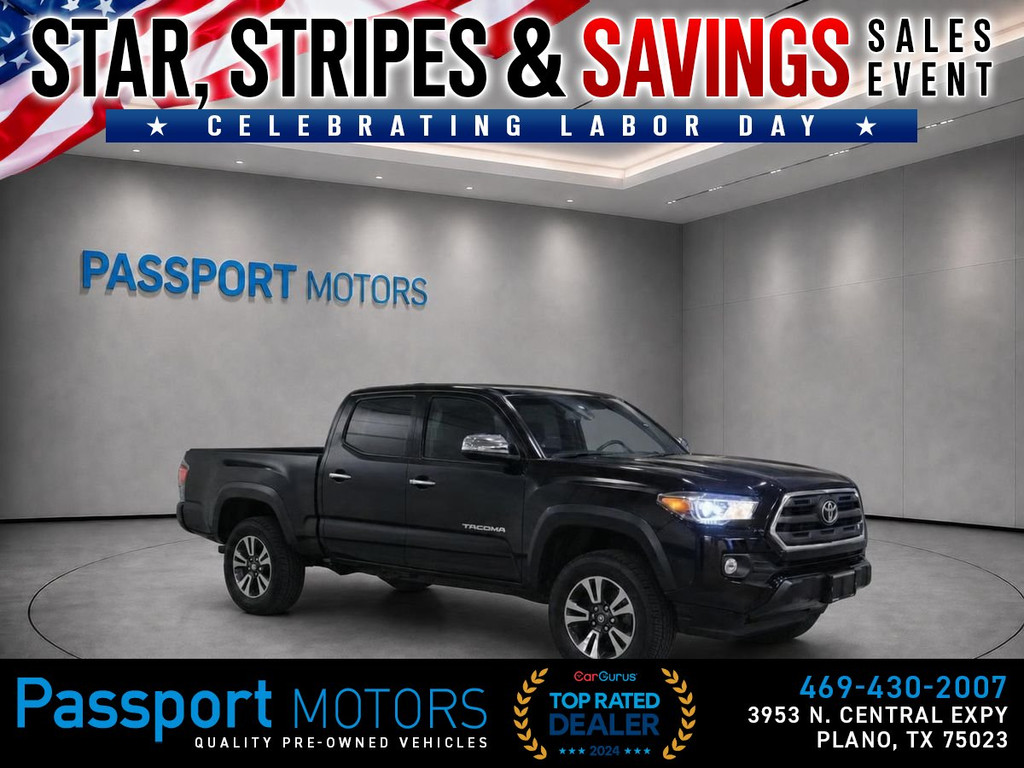 2022 TOYOTA TACOMA DOUBLE CAB/LIMITED/SUNROOF/LEATHER for sale in PLANO