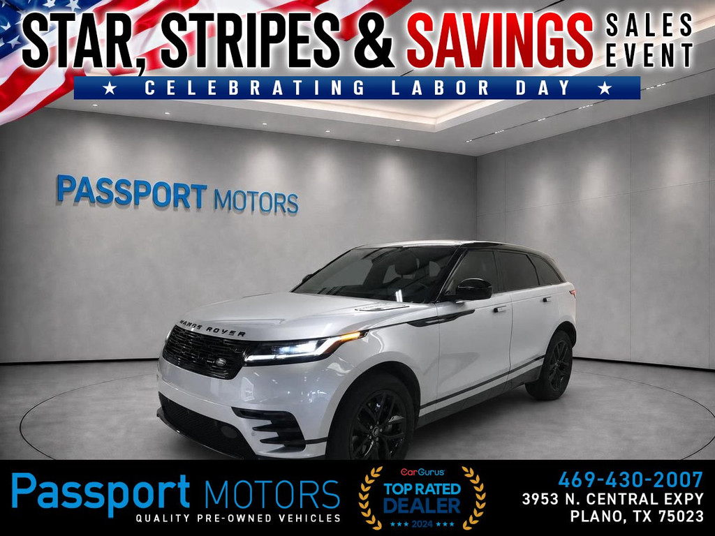 2024 LAND ROVER RANGE ROVER VELAR/UP GRADED 20" BLACK WHEELS/PANO ROOF/SE DYNAMIC for sale in PLANO
