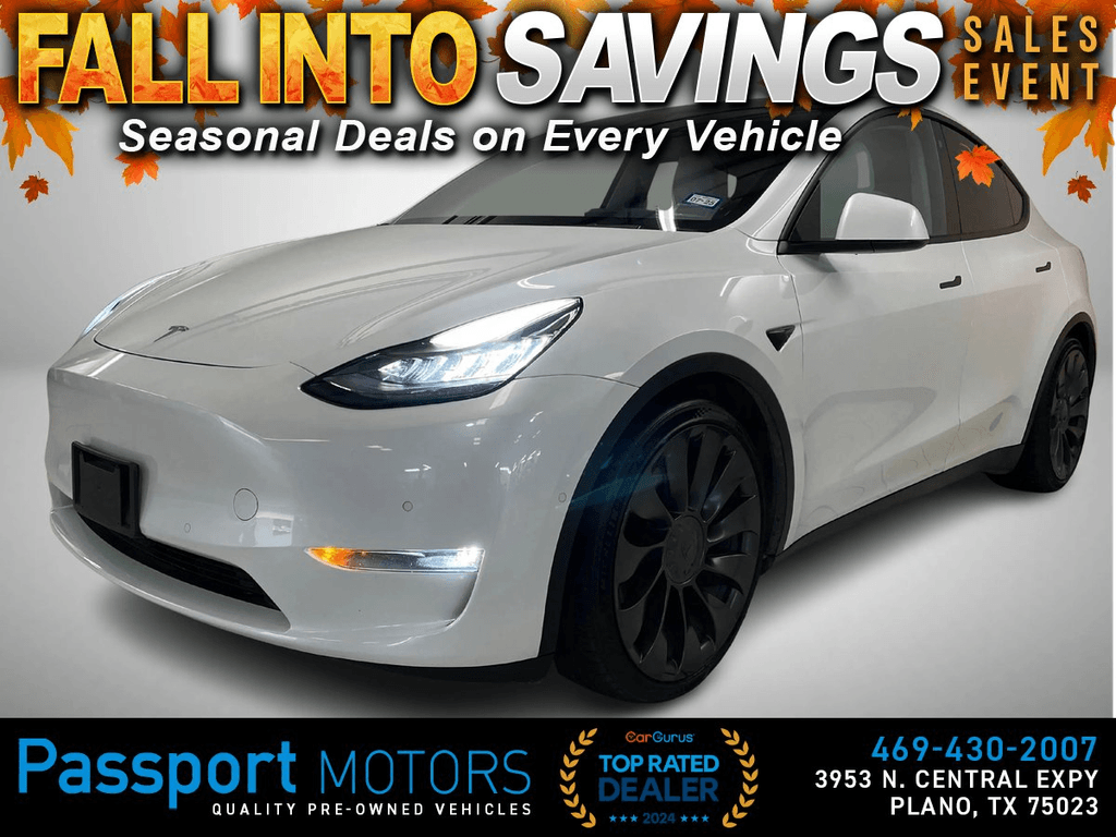 2021 TESLA MODEL Y for sale in PLANO