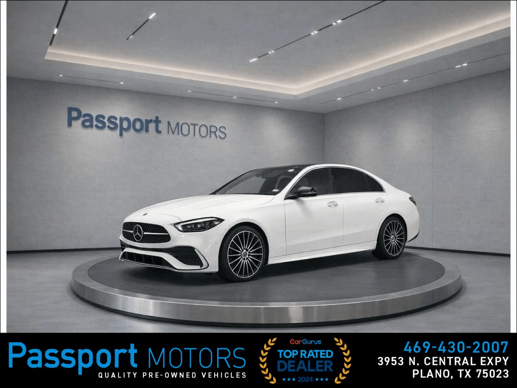 2023 MERCEDES-BENZ C-CLASS/HEADS UP DISPLAY/PANO ROOF /REAR SPOLER for sale in PLANO