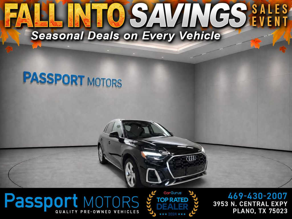 2023 AUDI Q5/PREMIUM PLUS/VENTLITED SEATS/UP GRADED 20" WHEELS for sale in PLANO