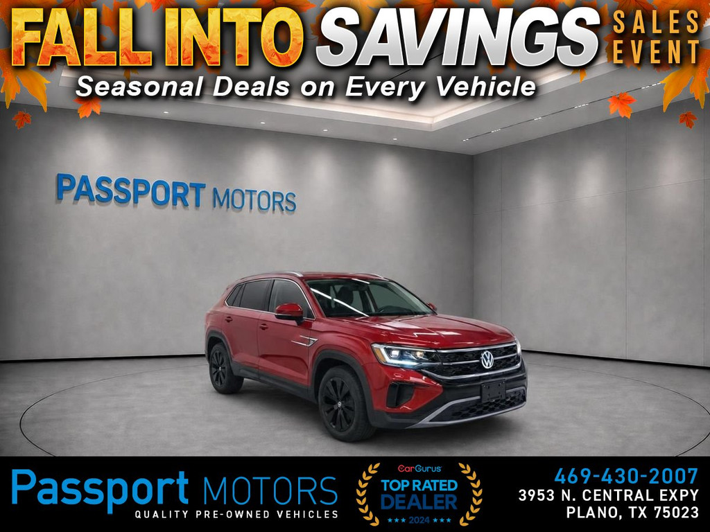 2025 VOLKSWAGEN ATLAS CROSS SPORT//UP GRADED 20" WHEELS/PANO ROOF/COOLING SEATS for sale in PLANO