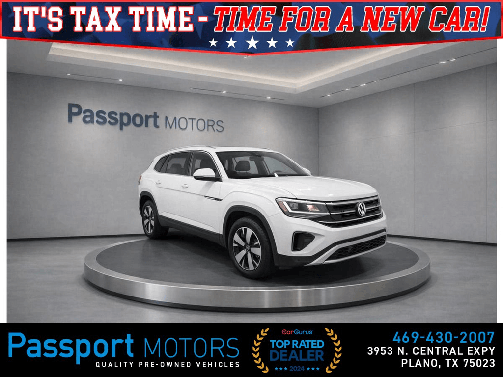 2024 VOLKSWAGEN ATLAS CROSS SPORT/PANORAMIC ROOF/UP GRADED 20" WHEELS for sale in PLANO