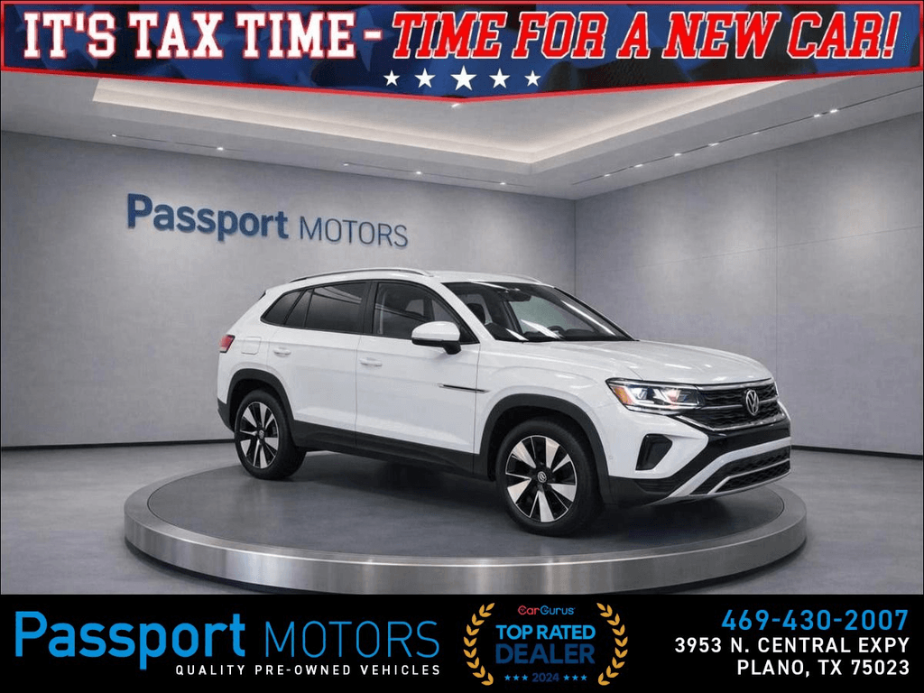 2024 VOLKSWAGEN ATLAS CROSS SPORT/PANORAMIC ROOF/UP GRADED 20" WHEELS for sale in PLANO