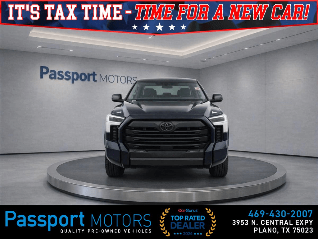 2023 TOYOTA TUNDRA CREWMAX/TSS OFFROAD/20" BLAKC WHEELS for sale in PLANO