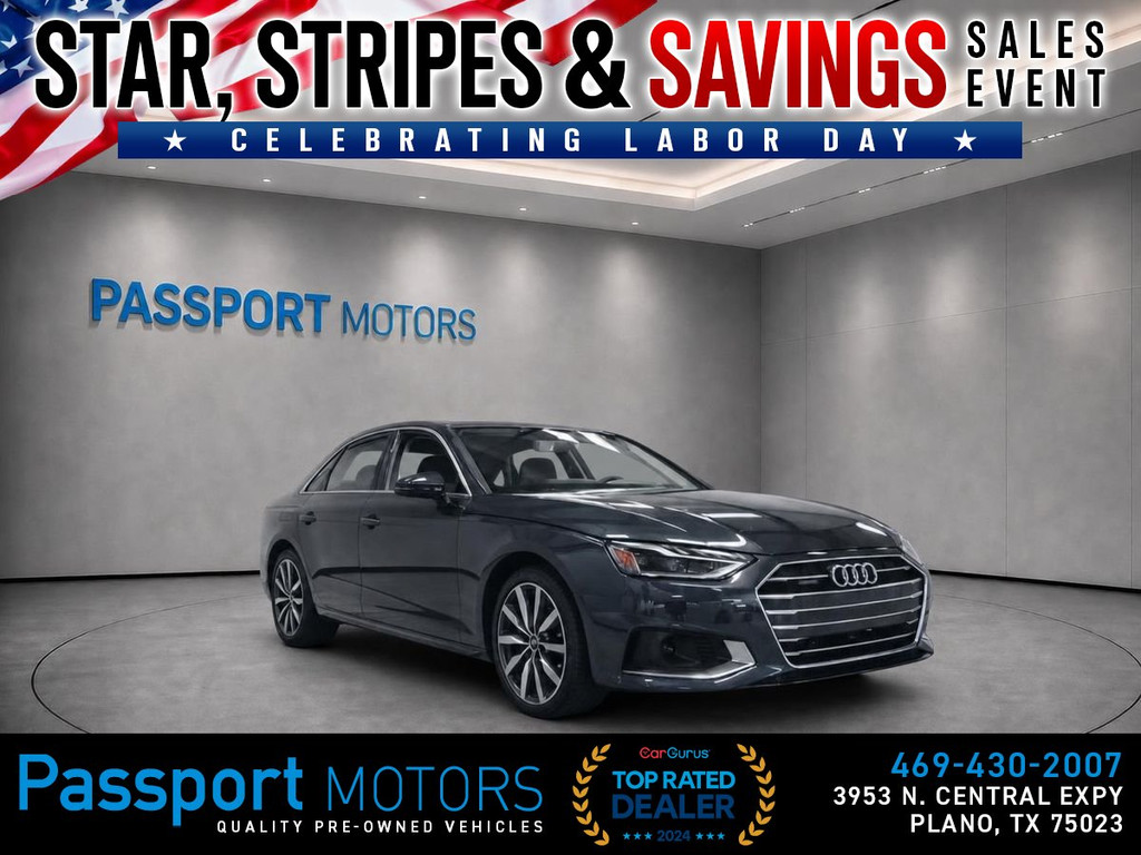 2023 AUDI A4/PREMIUM PKG/18" WHEELS for sale in PLANO